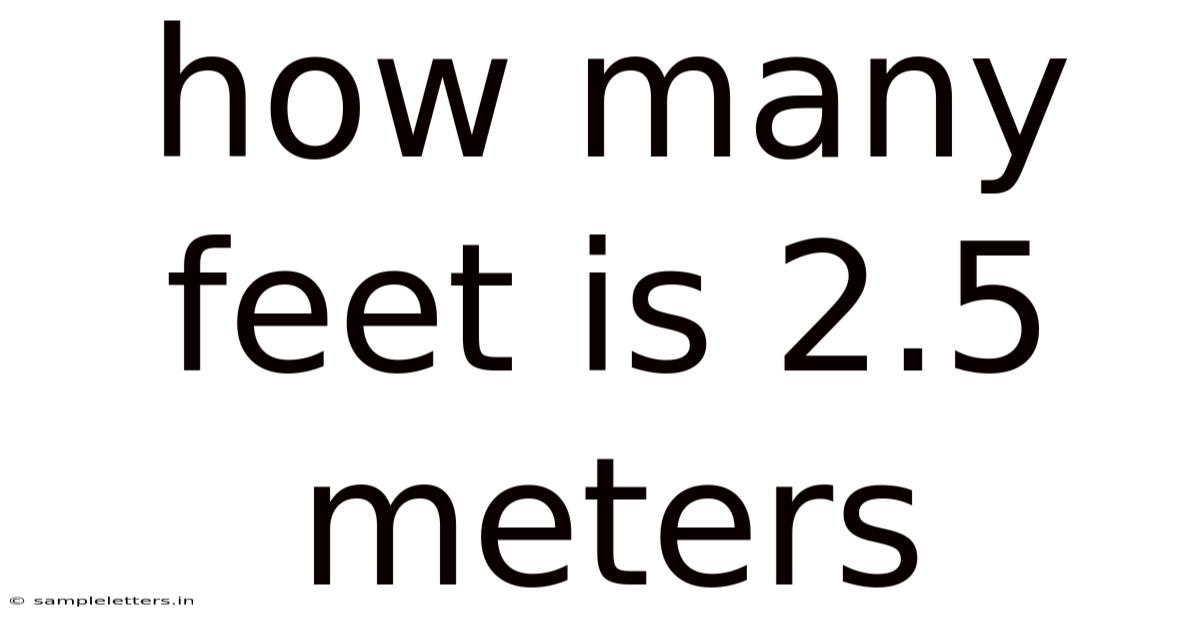 How Many Feet Is 2.5 Meters