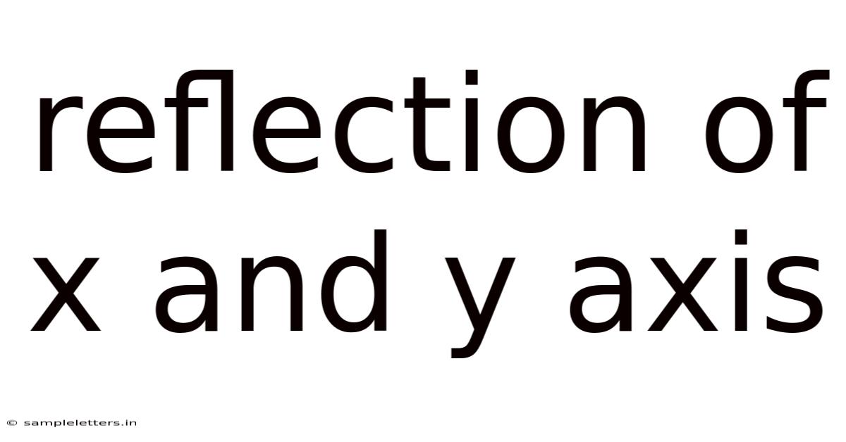 Reflection Of X And Y Axis