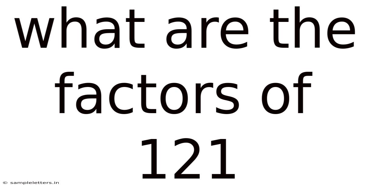 What Are The Factors Of 121