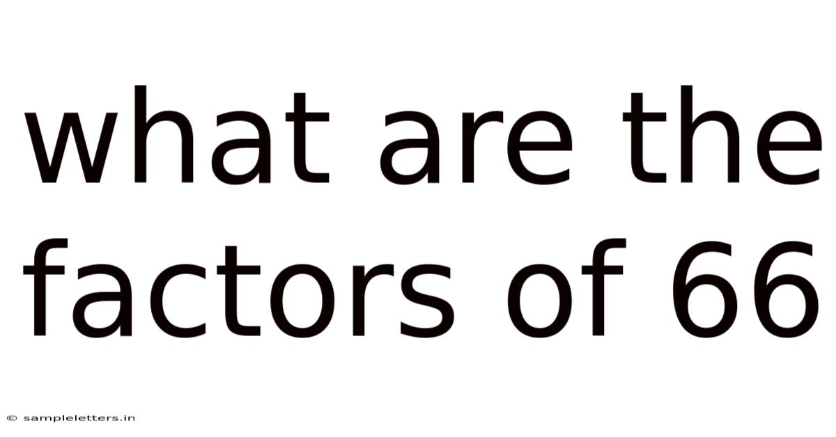 What Are The Factors Of 66