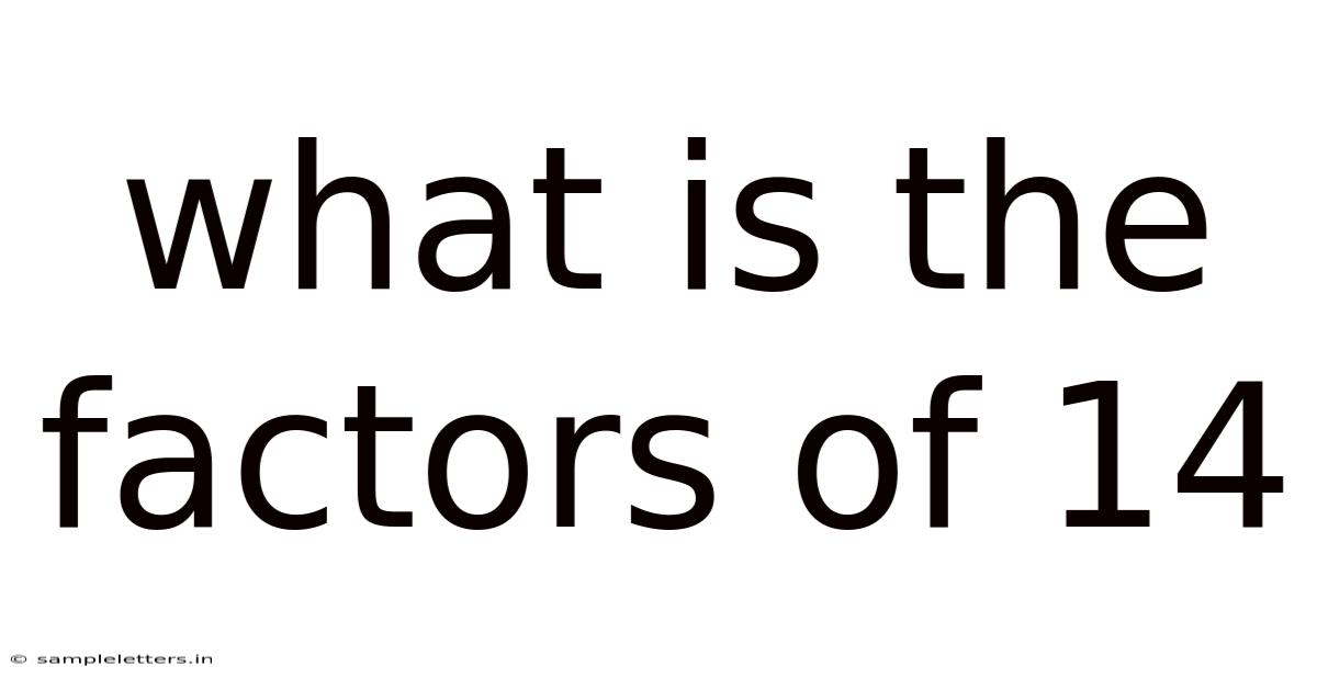 What Is The Factors Of 14