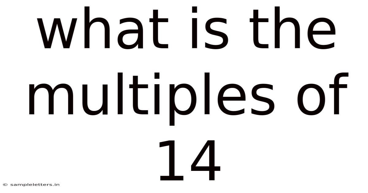 What Is The Multiples Of 14